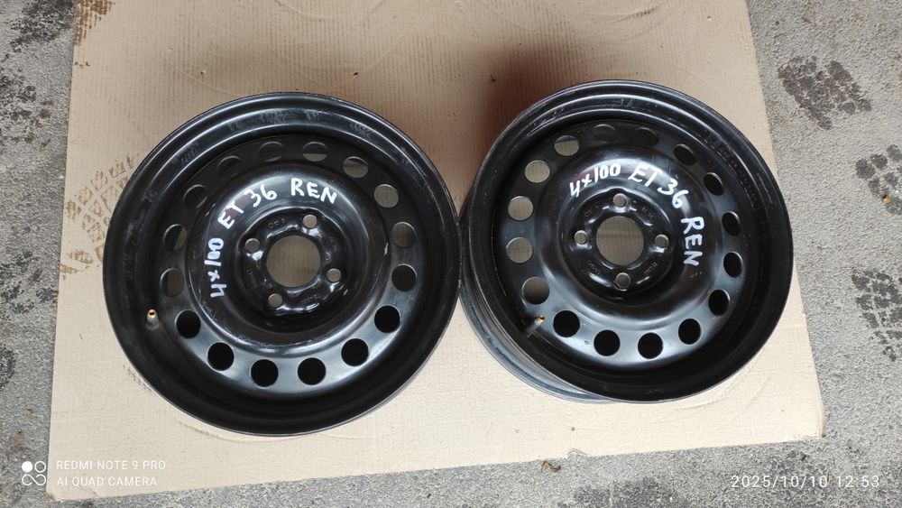Пара дисков 4/100/14 Renault cango ET 36 DIA60.1