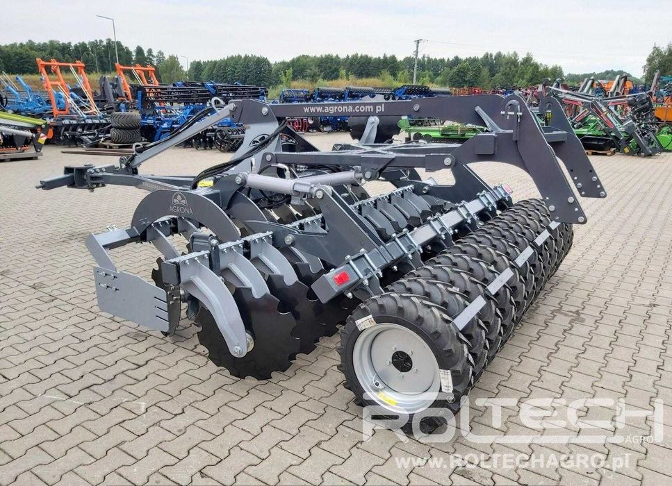 Agregat Talerzowy Półzawieszany Siewny GRANO 2,5m 2,7m 3m Wał Oponowy