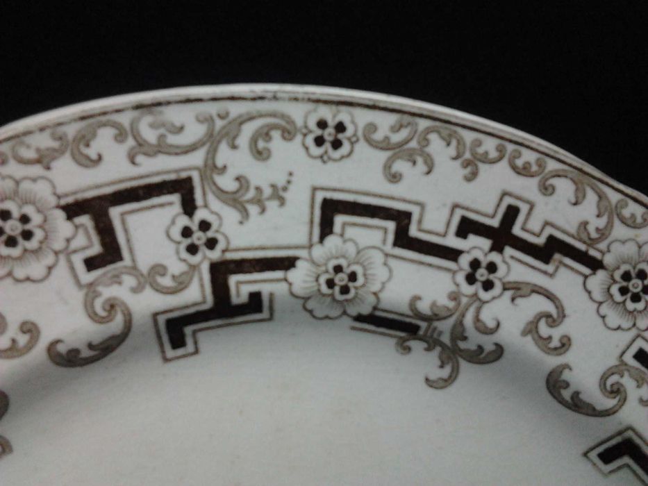 Prato Inglês - Fabricado por  Hancock & Whittingham marca 1873 a 1879