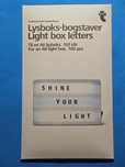 Literki do tablicy LED