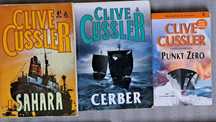 Sahara Cussler Cerber Punkt zero zestaw świetnych książek przygodowych