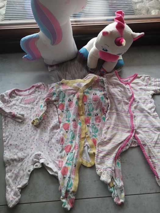 Zestaw mix paka ubrań dziewczynka rozmiar 62cm