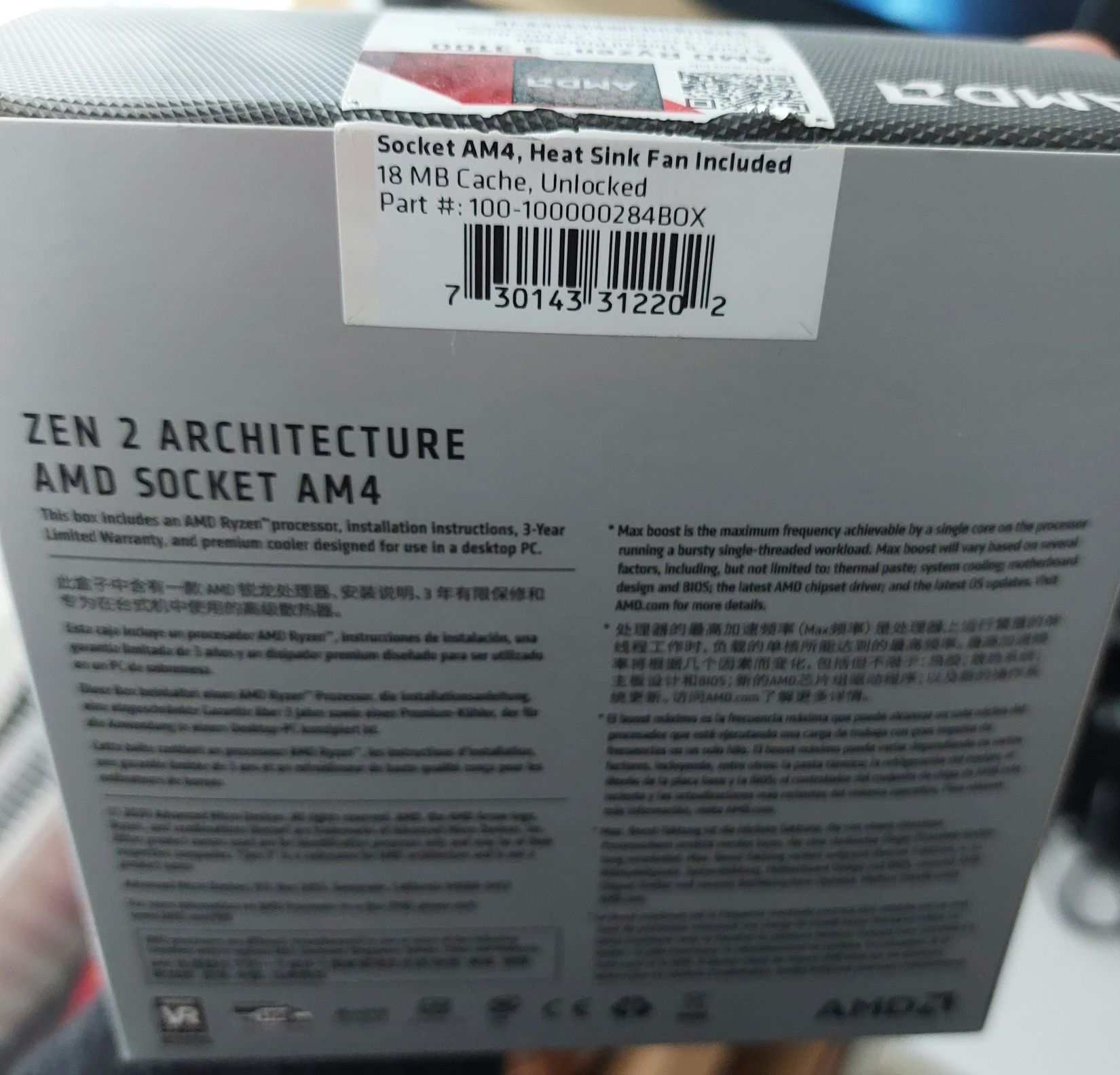 Procesor AMD Ryzen 3 3100 BOX