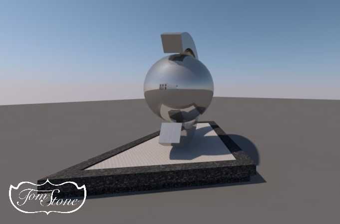 Fontanna BIUROWA Fontanna REPREZENTACYJNA Fontanna Pierścień ze stali