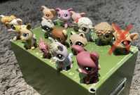 LPS Littlest Pet Shop oryginalne figurki: Zestaw zwierząt domowych