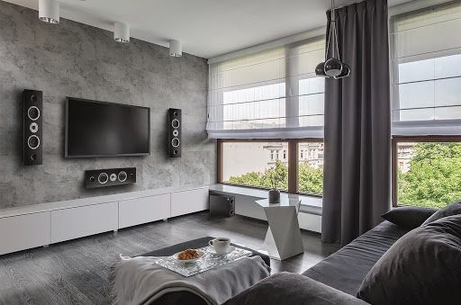 Heco Ambient 22F Black Głośnik naścienny 3 maskownice Sztuka