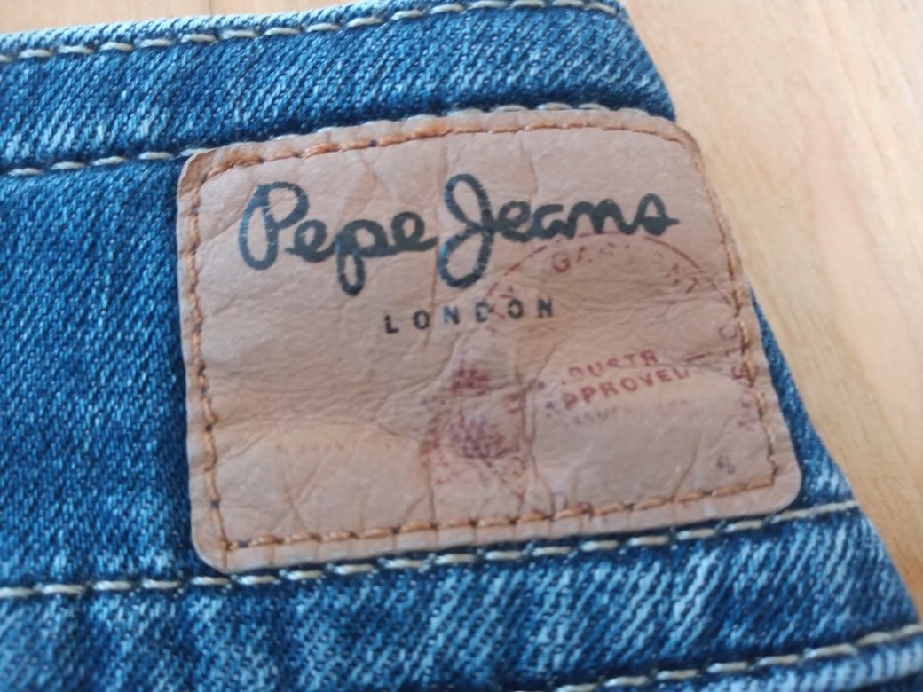 Jeansy Pepe Jeans z niskim stanem