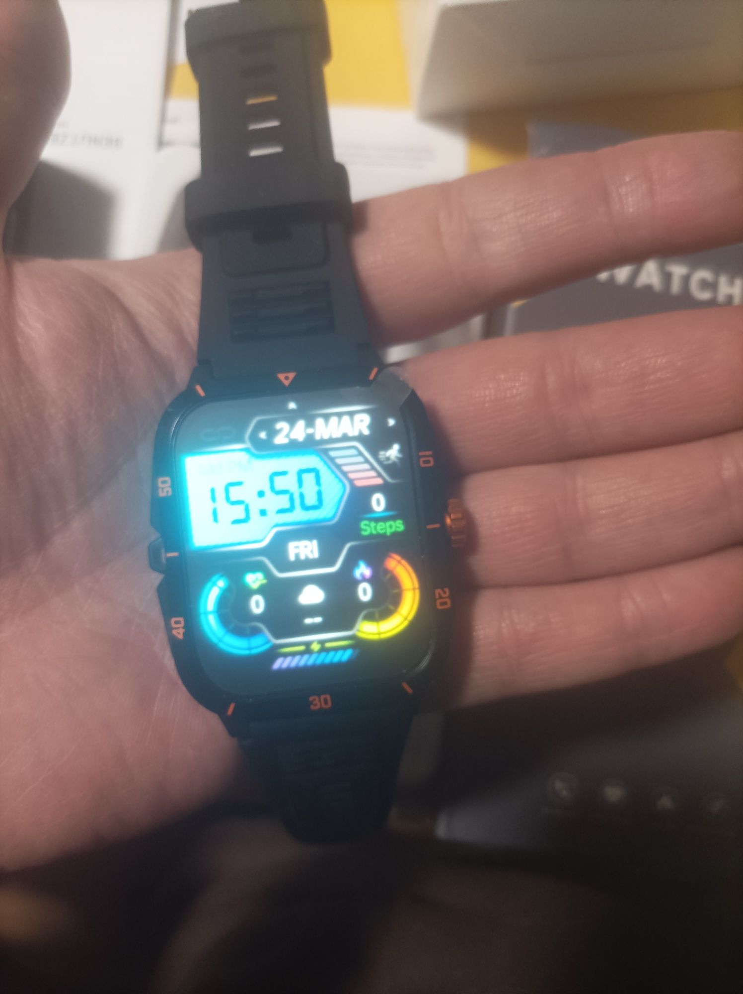 Смарт часы, Amoled, IP67, 25 дней заряда.