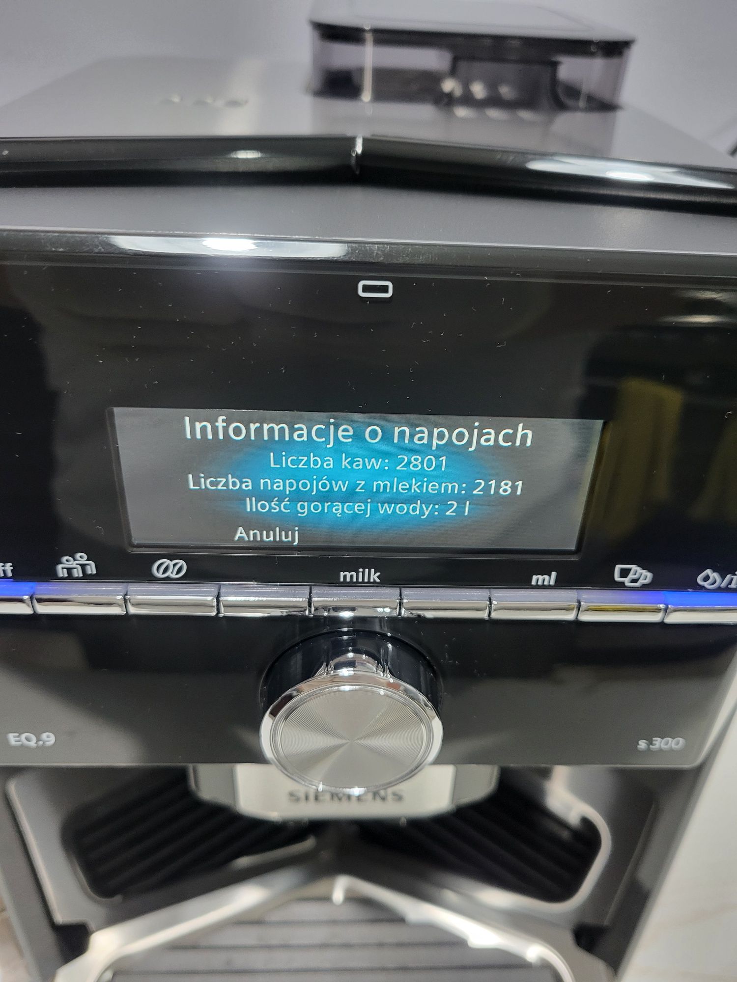 Ekspres ciśnieniowy Siemens EQ.9 S300 PL MENU Ładny 6189