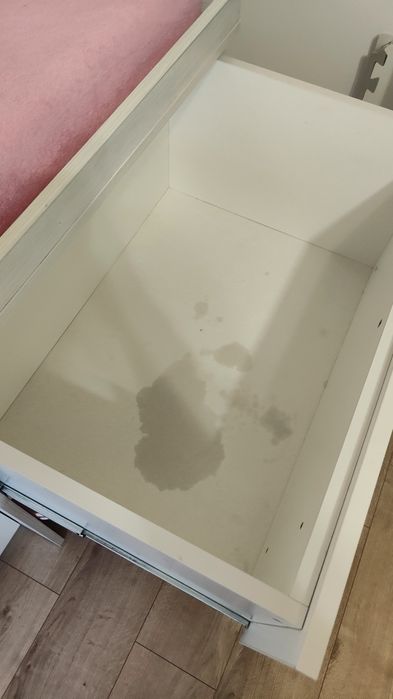 Komoda z przewijakiem przewijak biała
