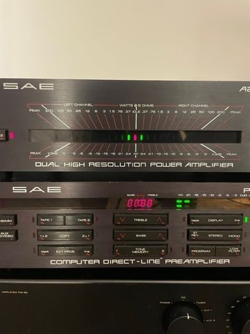 Power Amplifier SAE A202 e Pré-ampl P102