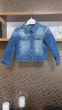 Джинсова куртка на 2-3 роки Zara kids