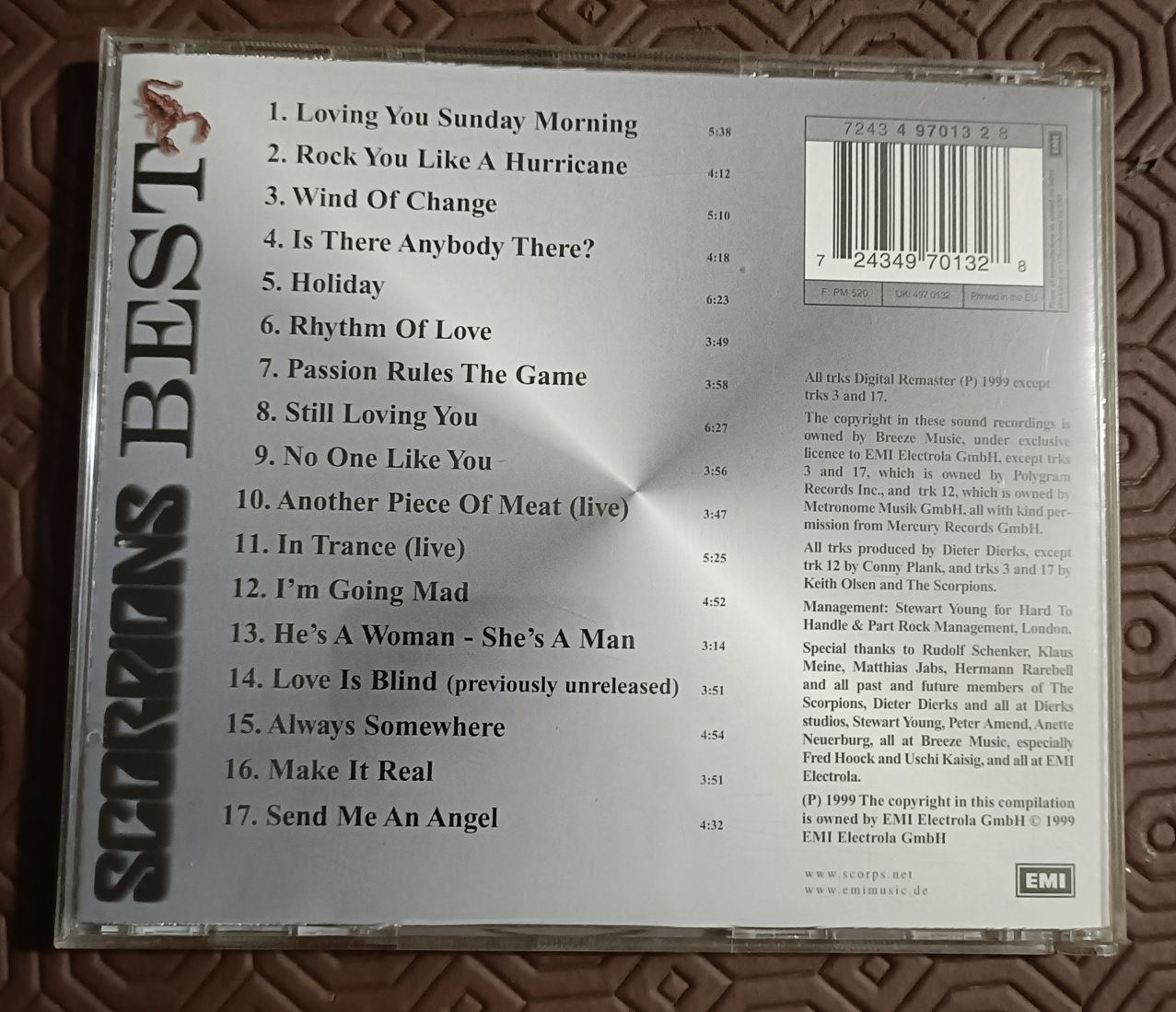 CD - Scorpions...