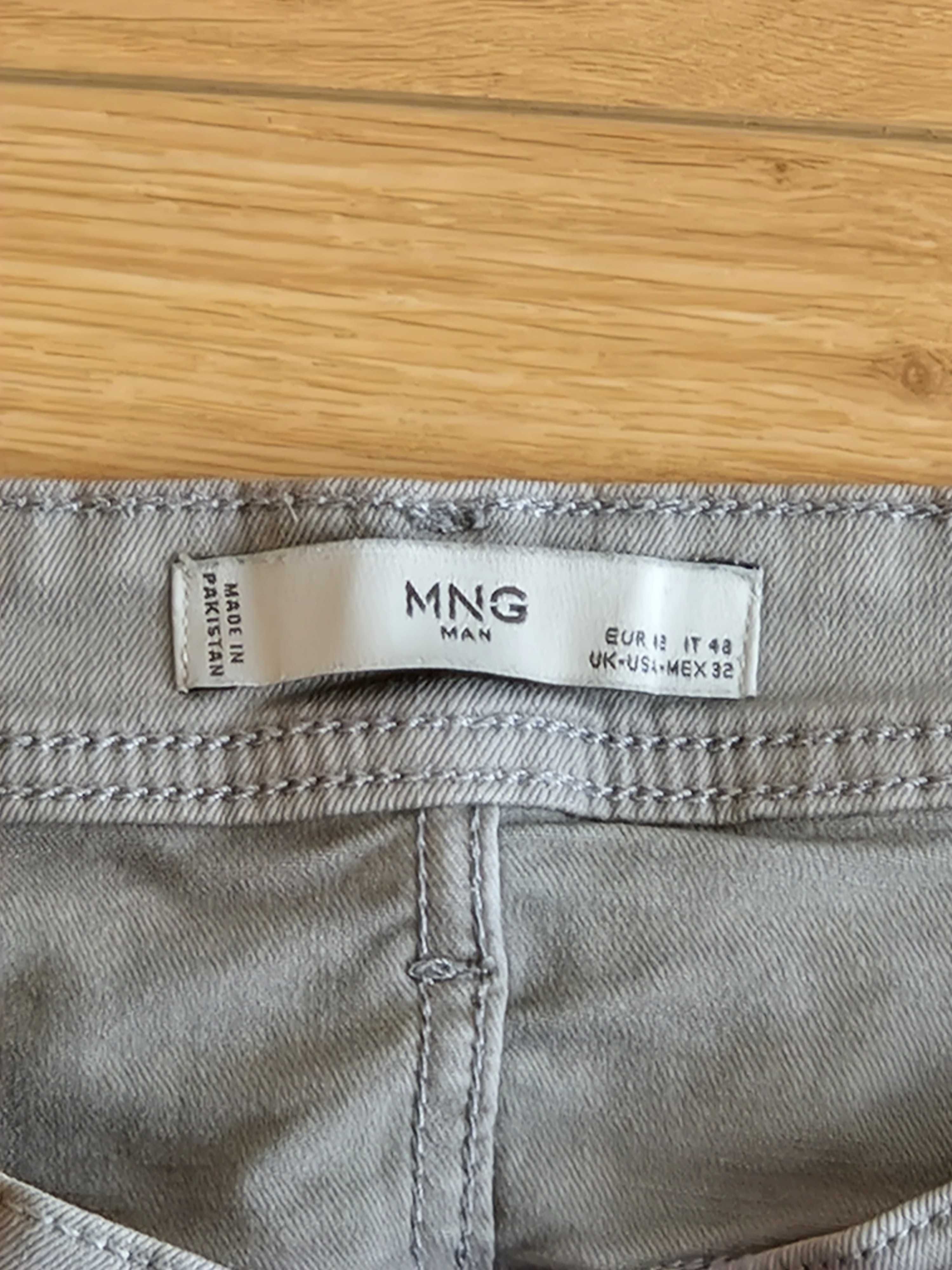 Calças Mango Cinzentas Skinny Fit (Tamanho EUR42)
