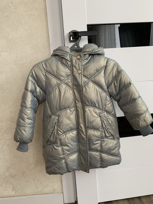 Зимо куртка на дівчинку, куртка зимова р 122