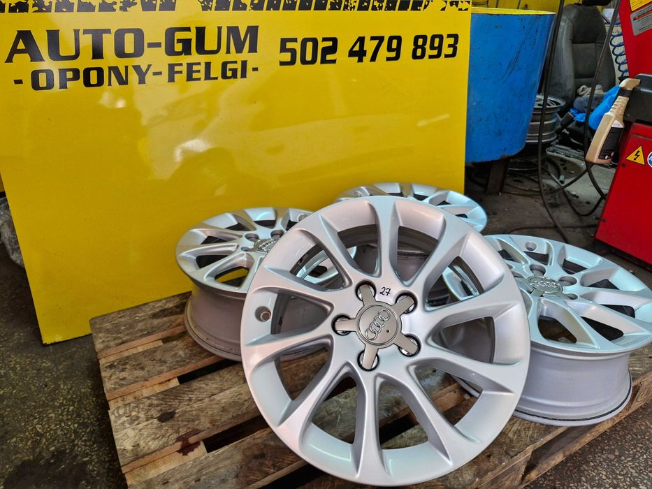 Alufelgi 5x112 16 Audi A3 Q2 A4 A6 OE 6.5" x 16" ET46 VW Seat Skoda