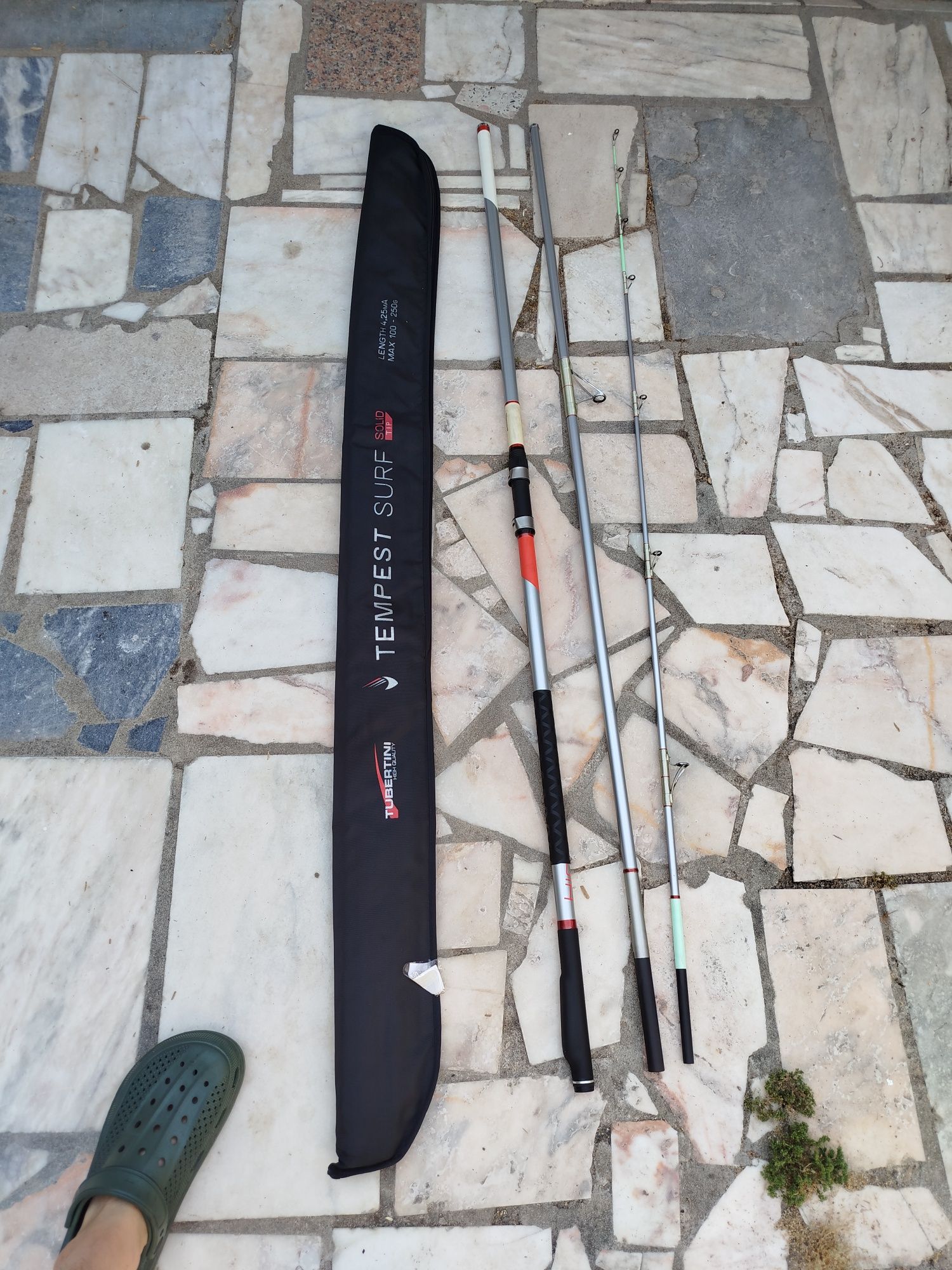 Cana surf casting tubertini tempest surf