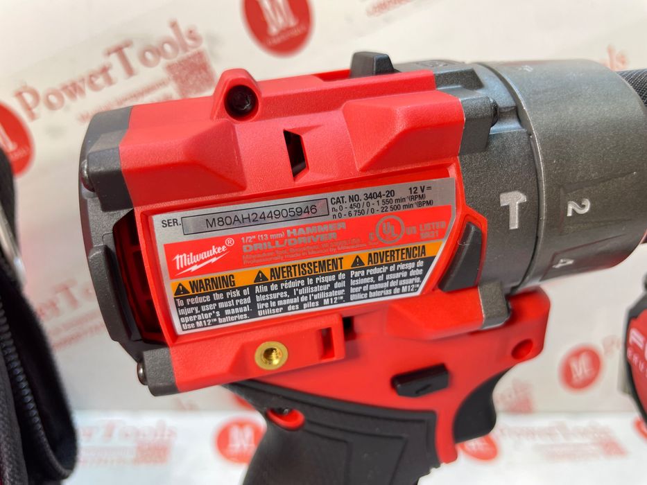 Комплект Milwaukee 3453-20/3404-20/безщітковий імпакт/шуруповерт 12в