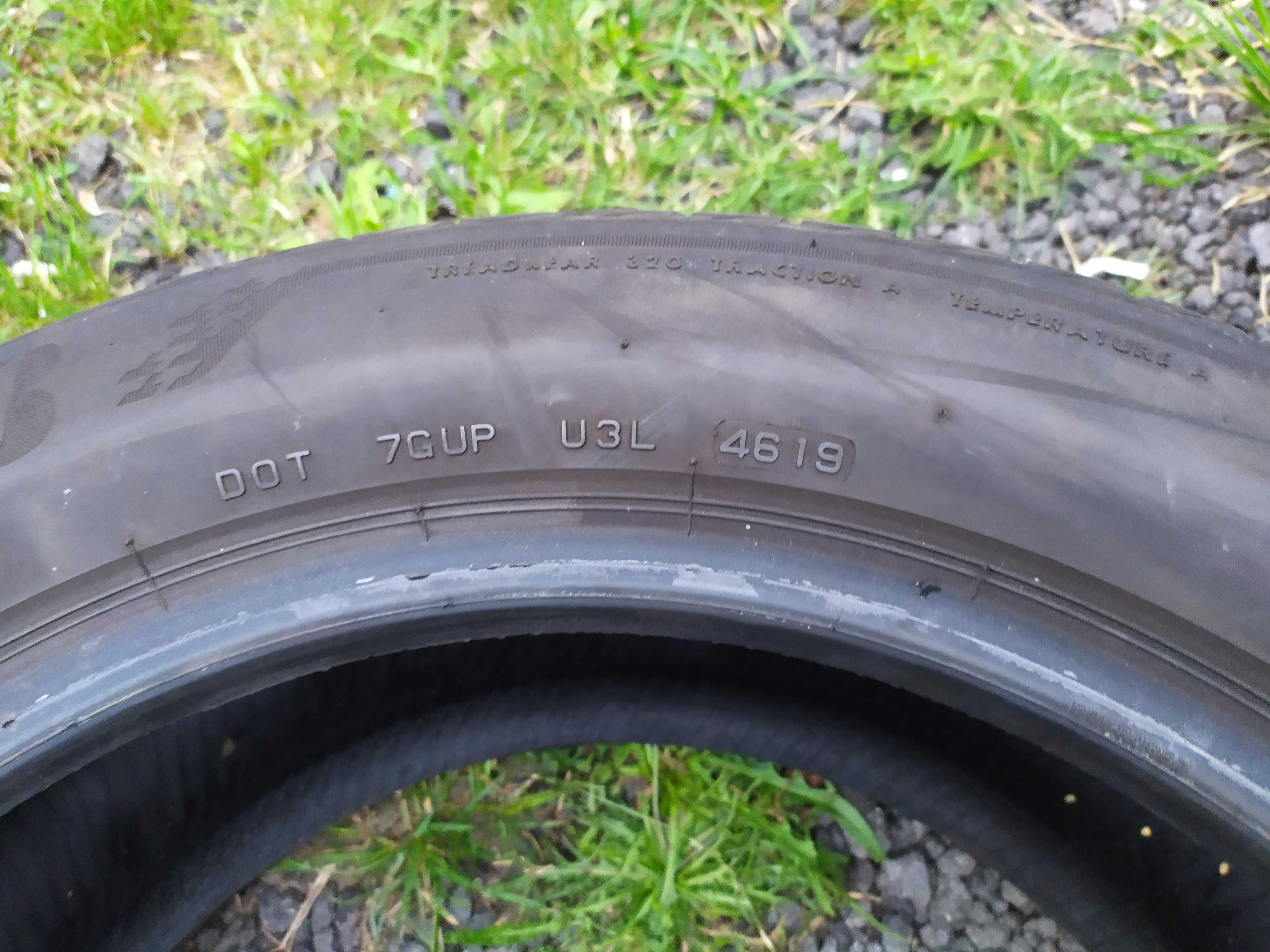 225/55/17 Bridgestone.5mm,poznan 2 szt 220 zł