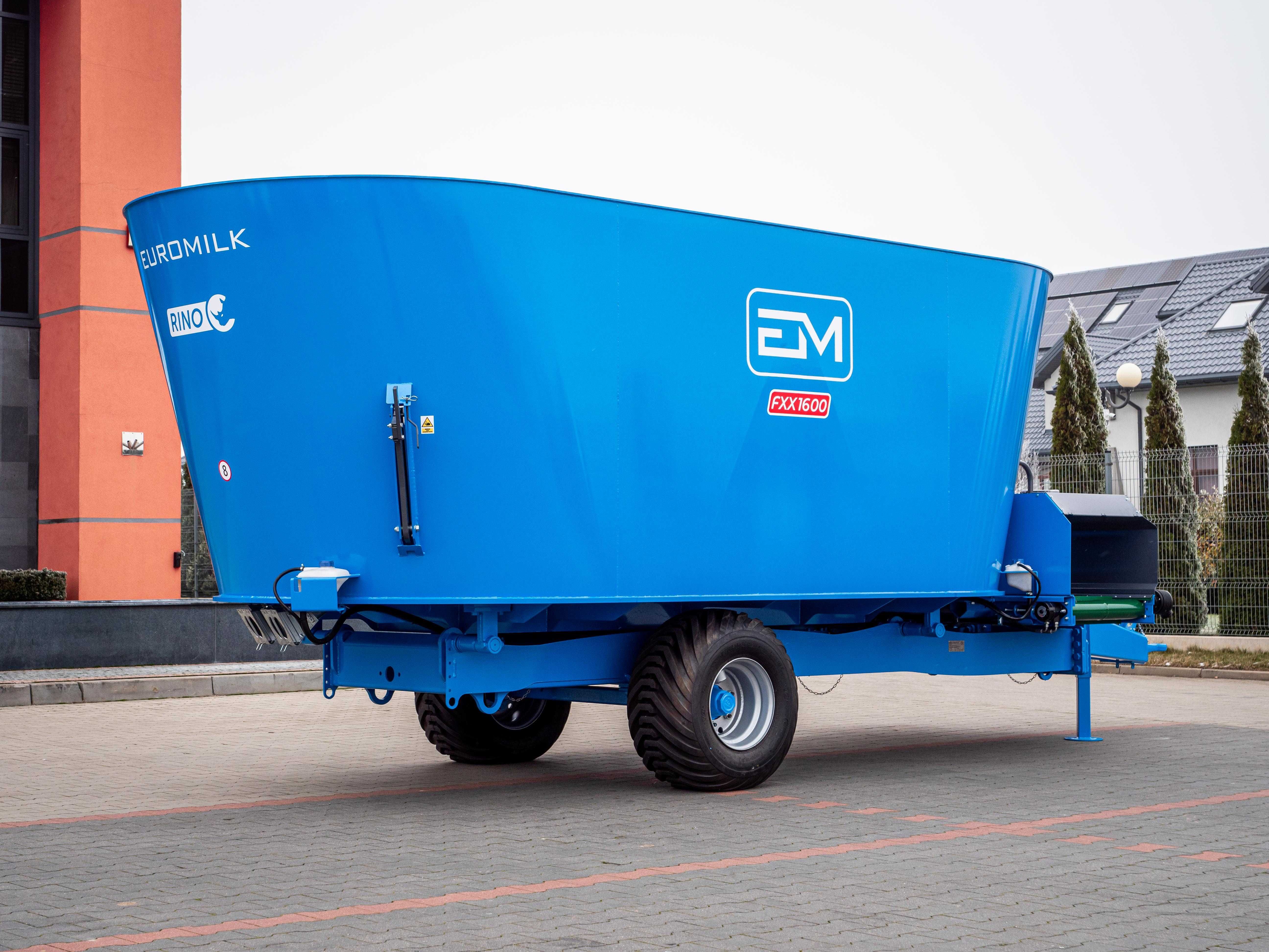 Wóz paszowy Paszowóz EUROMILK RINO FXX 1600 HD 16m3