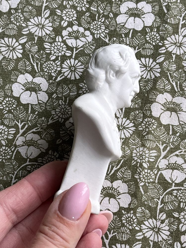 Popiersie Goethe biskwit porcelana