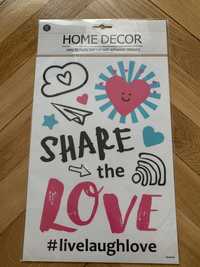 Продам набор декоративных наклеек Home Decor Share the Love