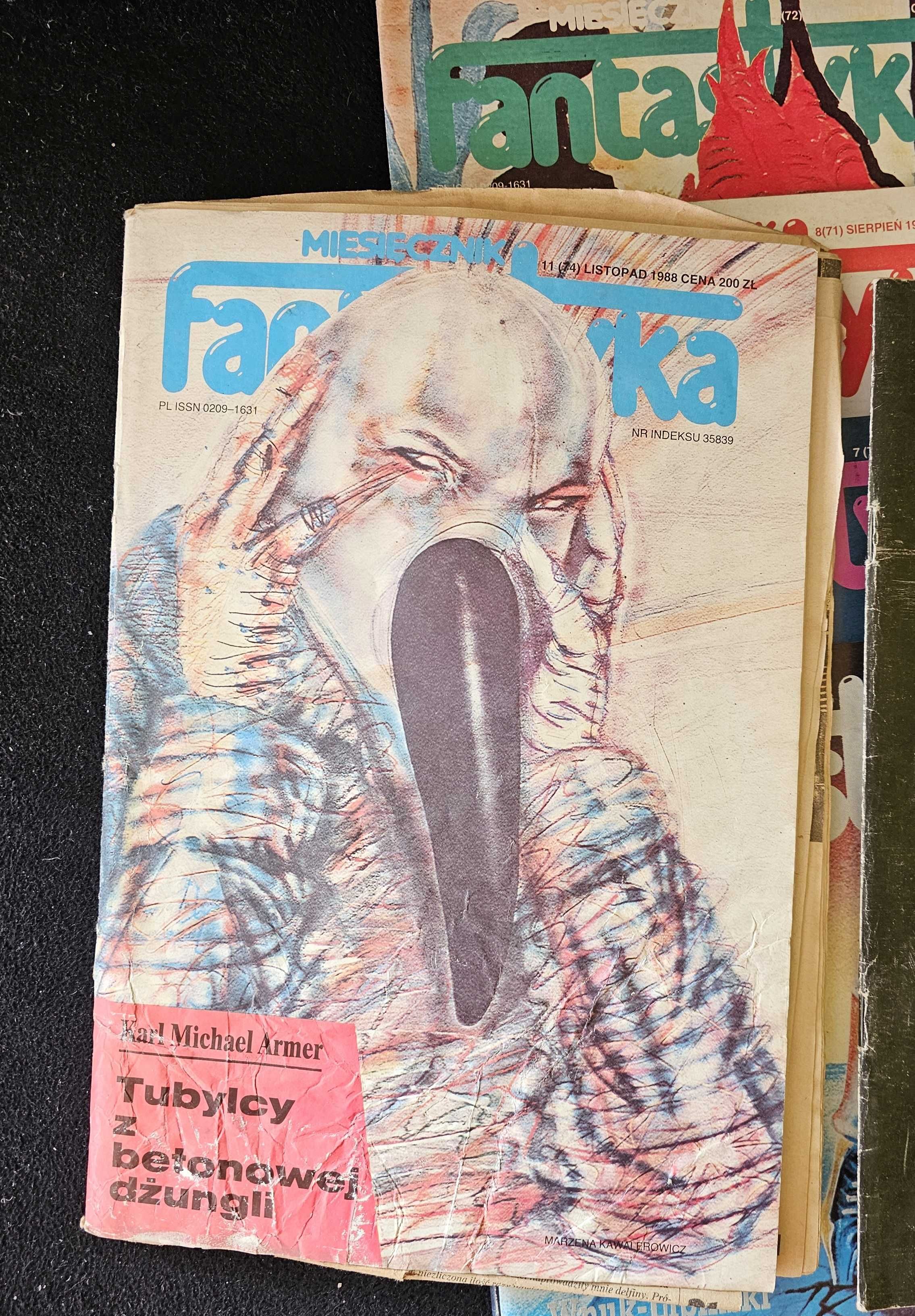 Magazyn Fantastyka - 11 numerów z 1988 roku