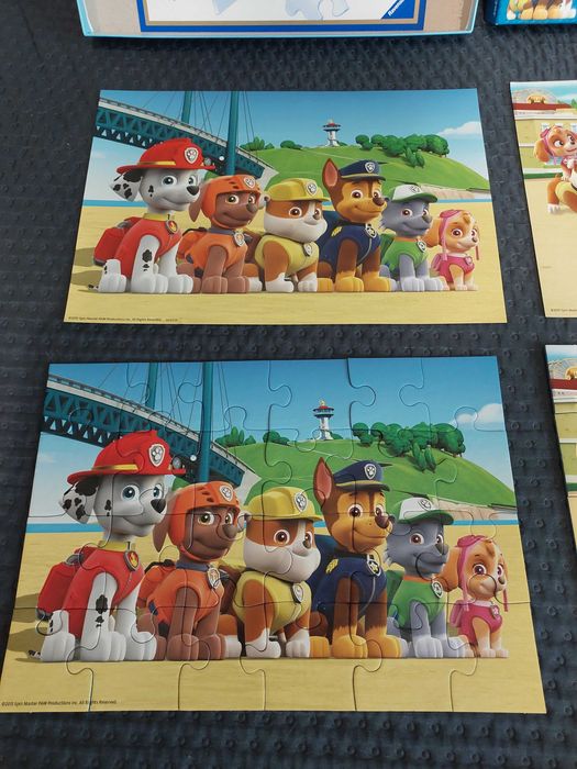 Psi Patrol puzzle Ravensburger 2x24 elementy 26x18cm