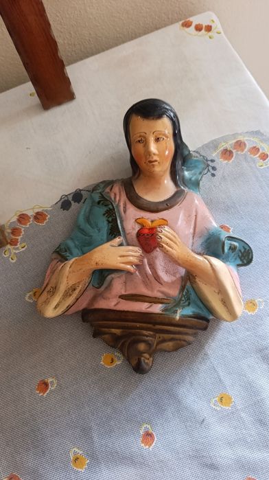 Vintage Imaculado coração de Maria