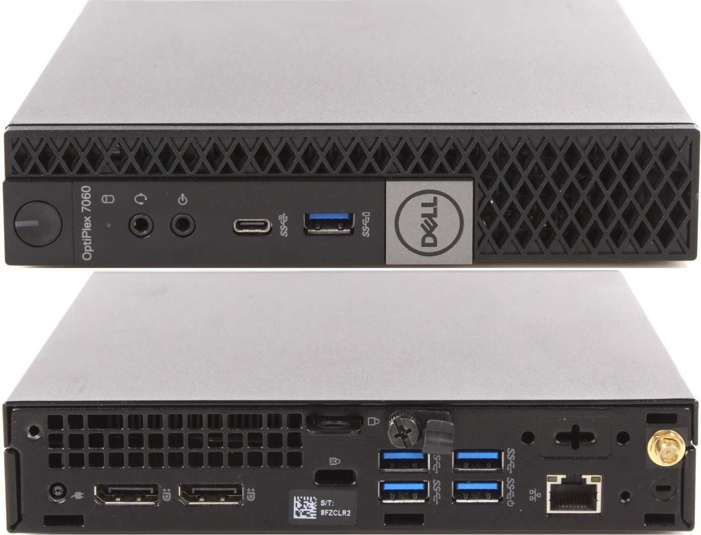 Микро Dell OptiPlex 7060 Micro (i7-8700T/8GB DDR4/Wi-Fi+BT/m.2/WIN)