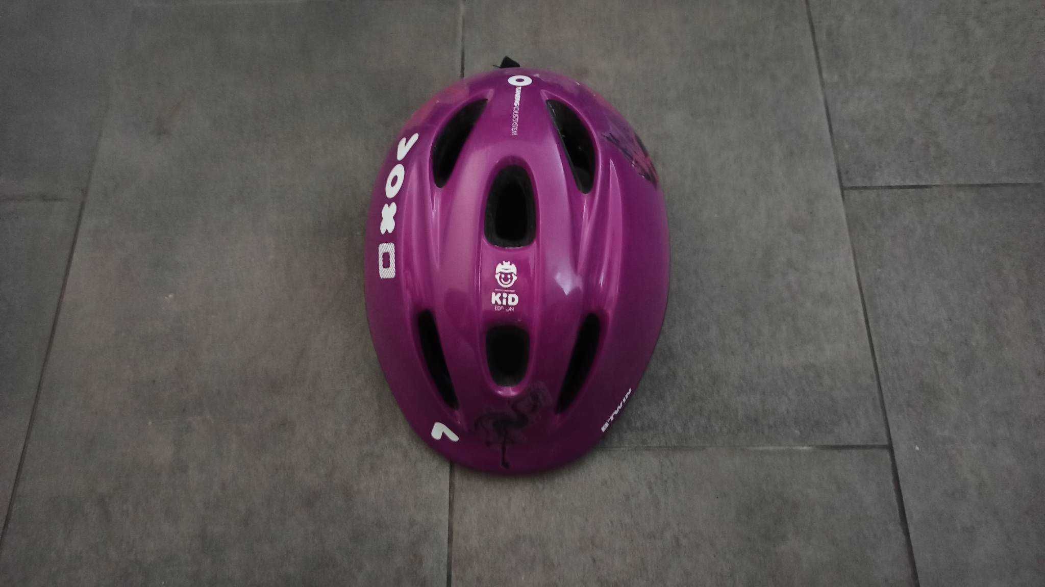 Kask rowerowy, na rolki dla dziewczynek