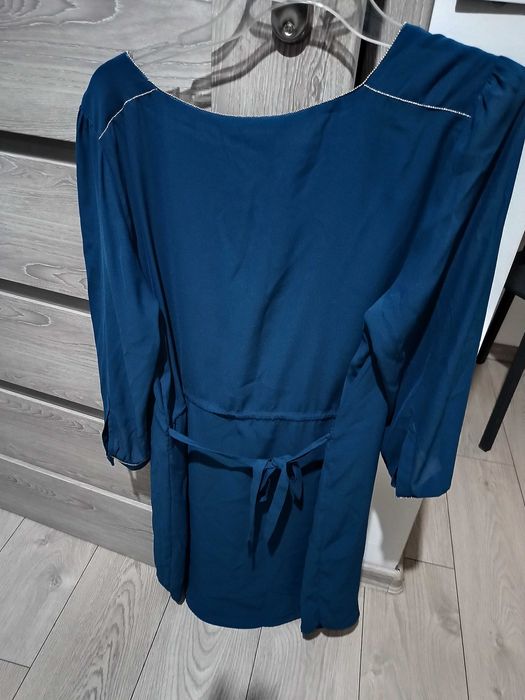 Sukienka szmaragdowa H&M 42