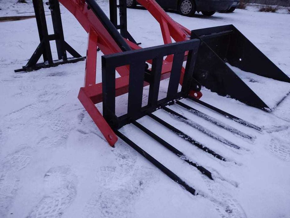 Podnośnik na tył tur ciągnika ramie hydraulika widły do obornika