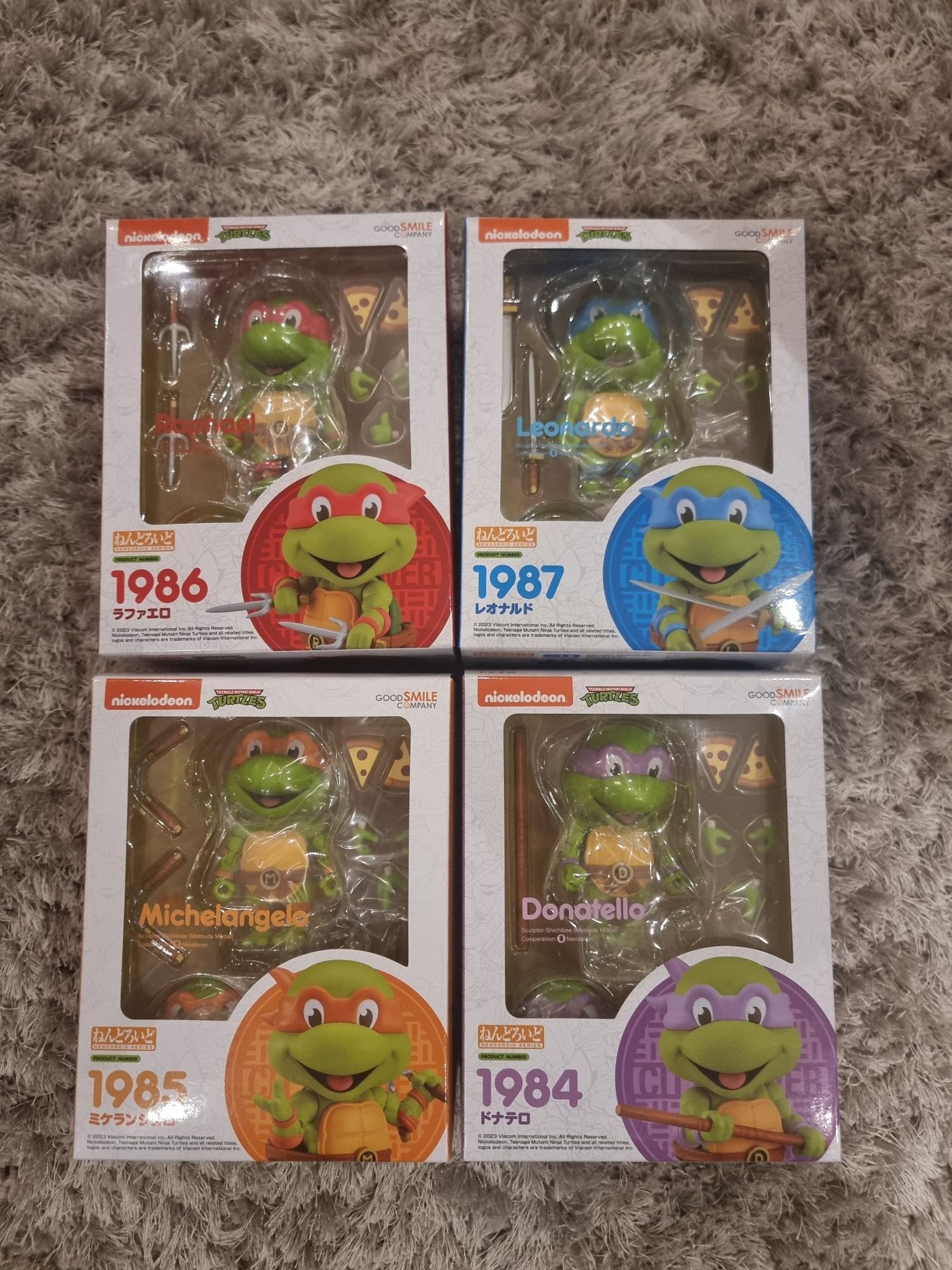 Set Nendoroids Tartarugas Ninja (TMNT)