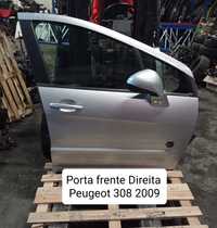 Porta frente direita Peugeot 308 carro carrinha de 5 portas