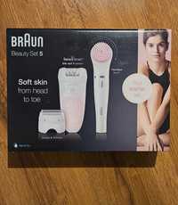 BRAUN Silk-épil 5-895 Depilator szczoteczka ZESTAW