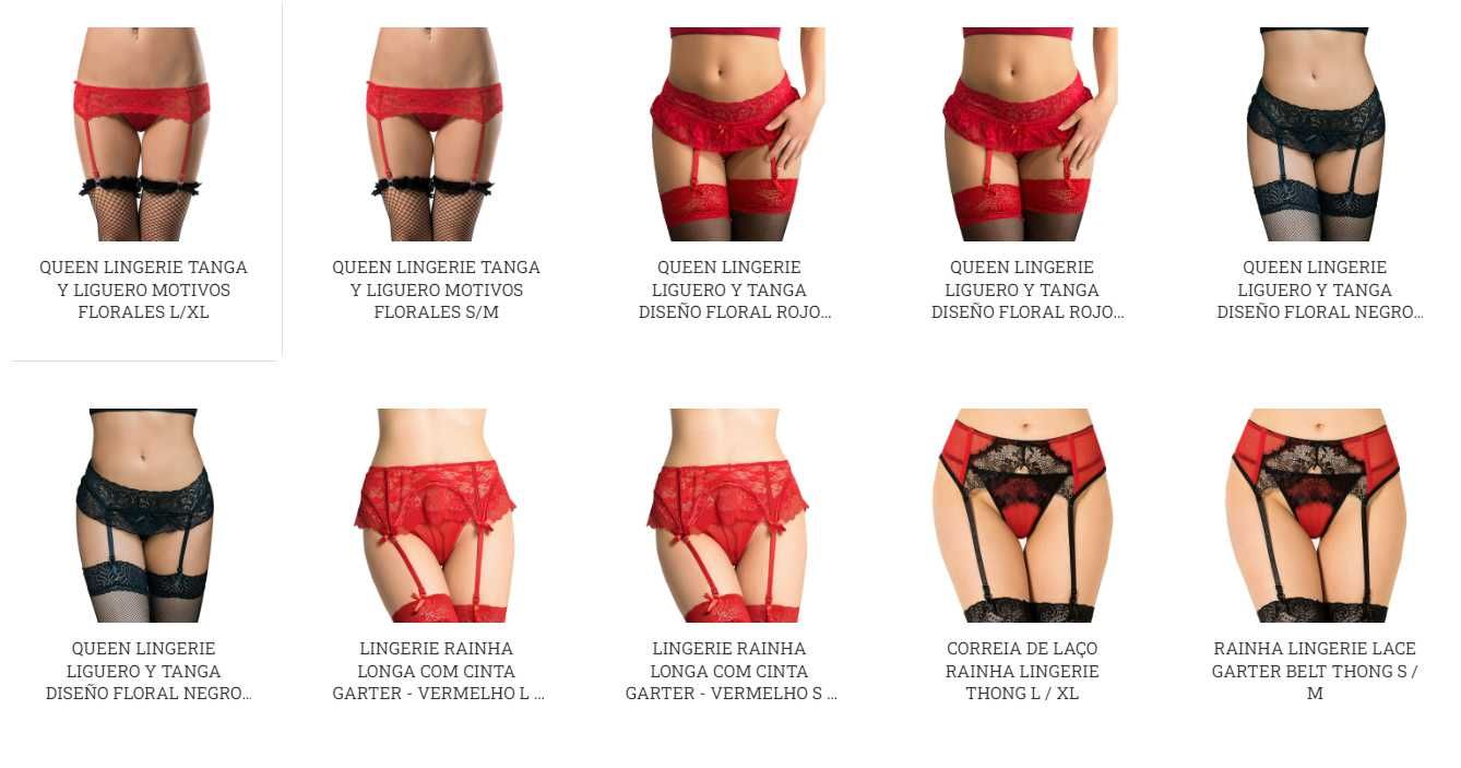 LINGERIE E OUTROS PRODUTOS DE SEXSHOP