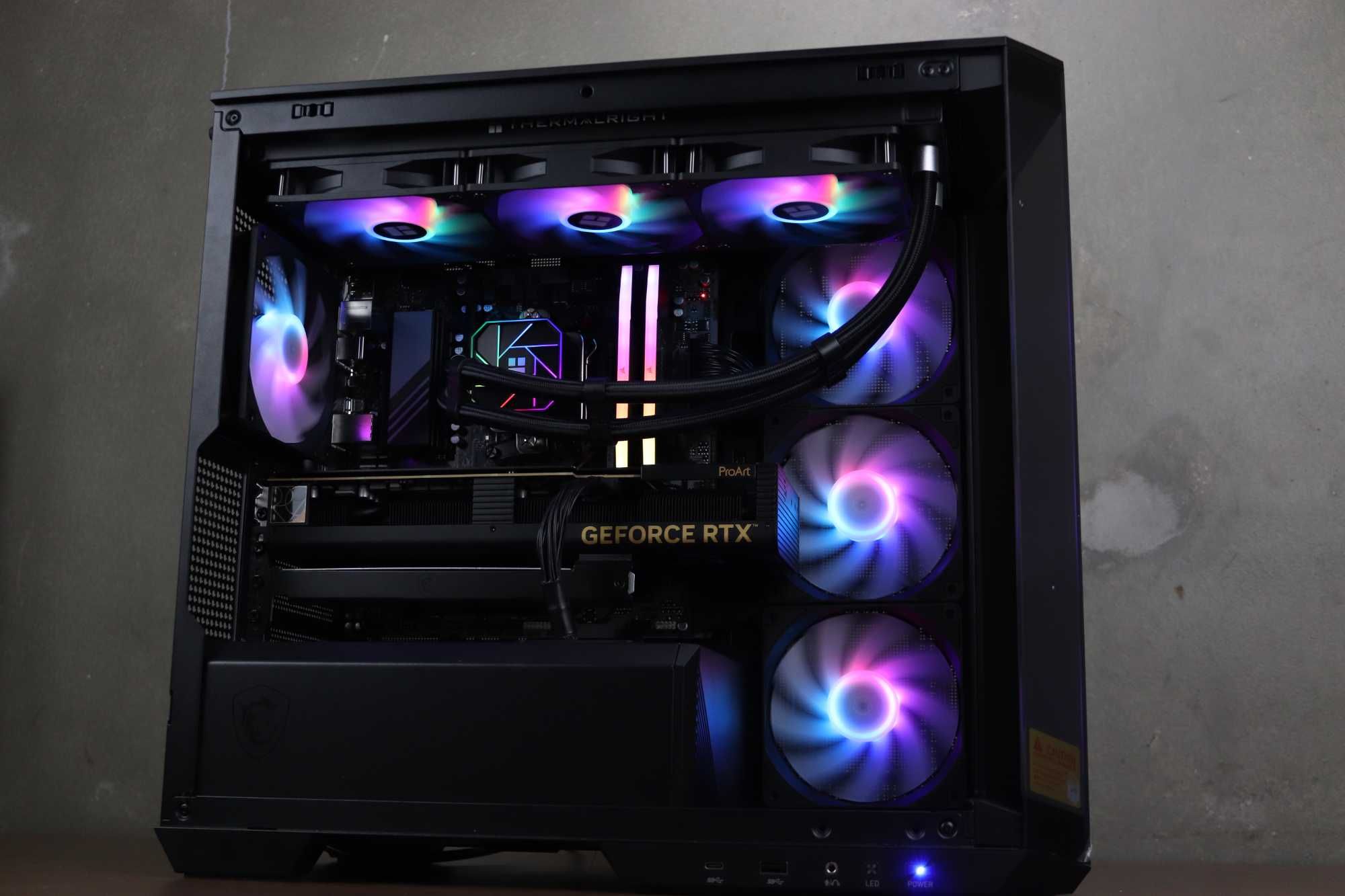 PC Gaming 4K NOVO | RTX 4080 / 7800X3D / 32GB DDR5 / WATER COOLER RGB