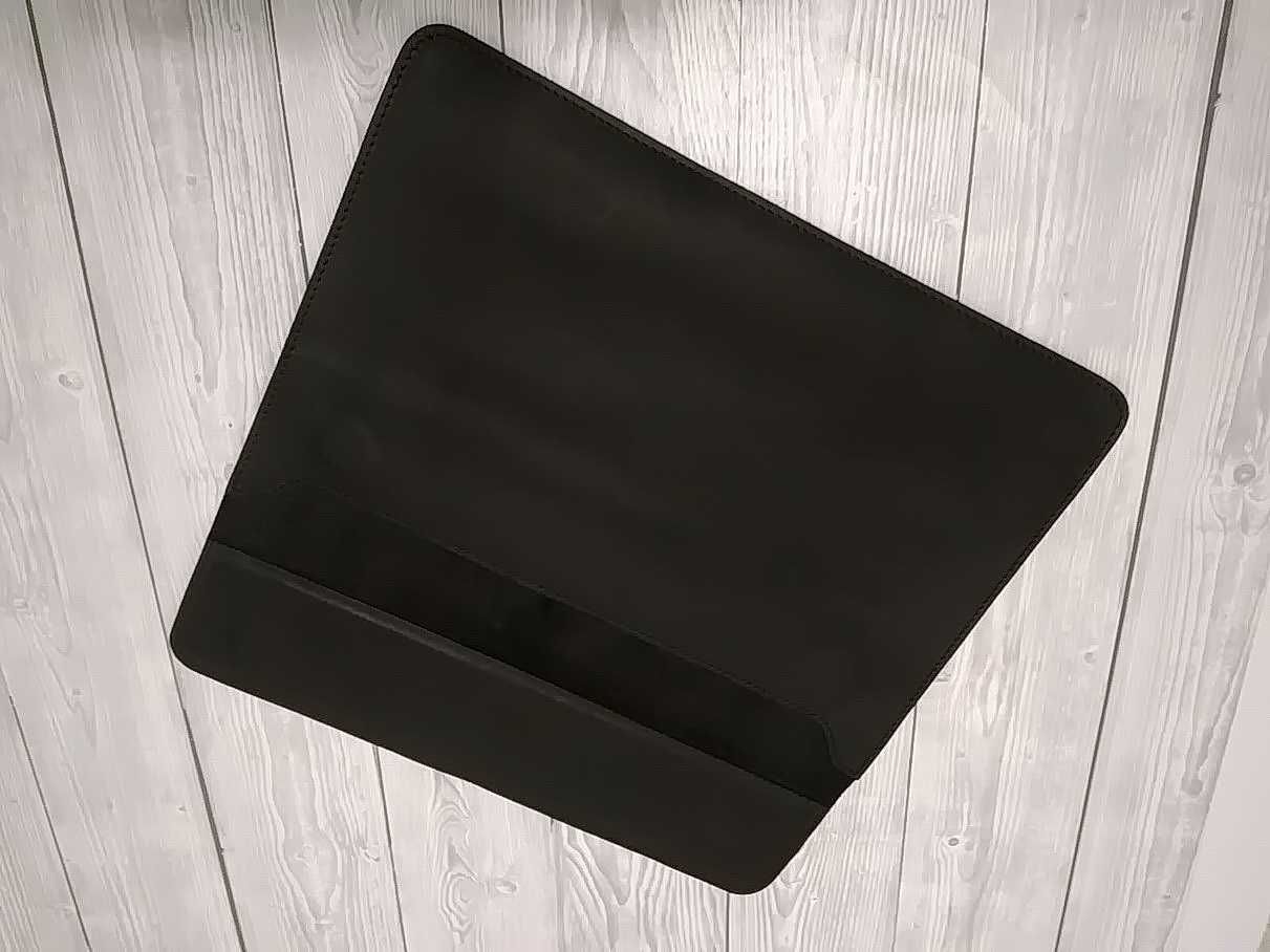 Шкіряний чорний чохол для MacBook 13, модель конверт, магнити