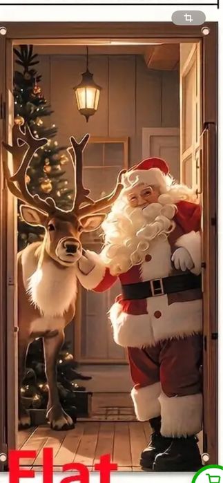 Різдвяний декор для дверей . Доставка