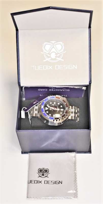 TUEDIX tuńczyk Seiko NH35A męski zegarek mechaniczny automatyczny