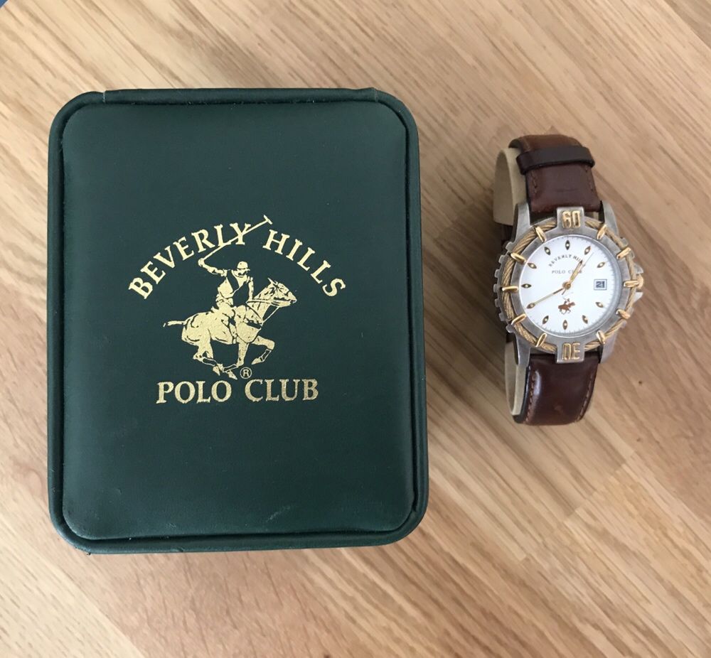 Beverly Hills Polo Club zegarek kwarcowy pasek skóra sprawny Laurent
