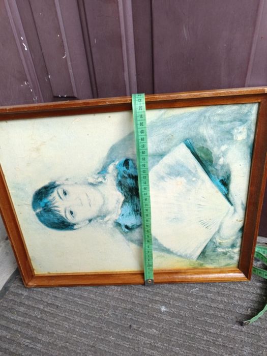 Obraz kopia obrazu  Dziewczyna z wahlarzem Renoir 42x33