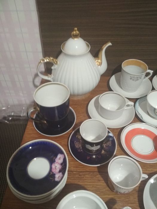 Фарфорові чашки, блюдце СРСР