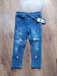 Spodnie NOWE rurki, slim fit Smyk r.92