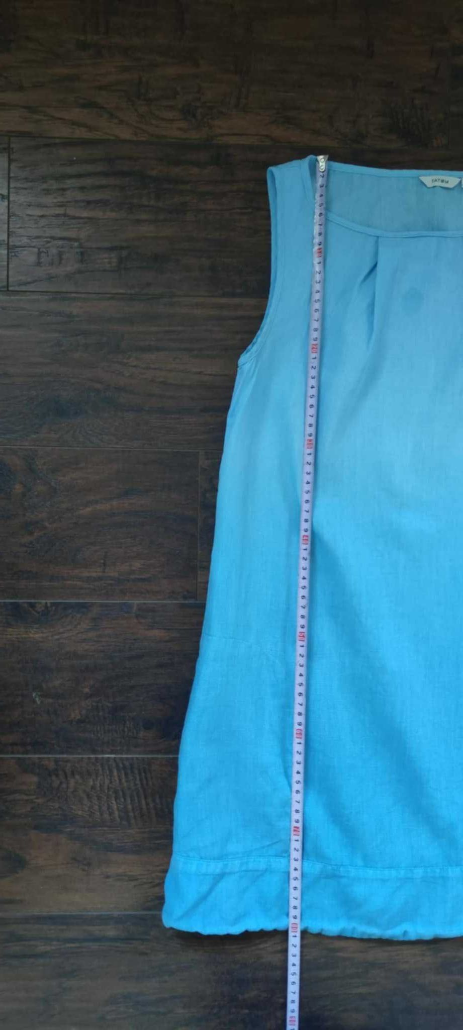 TATUUM 100% len sukienka lniana tunika r.38 / M