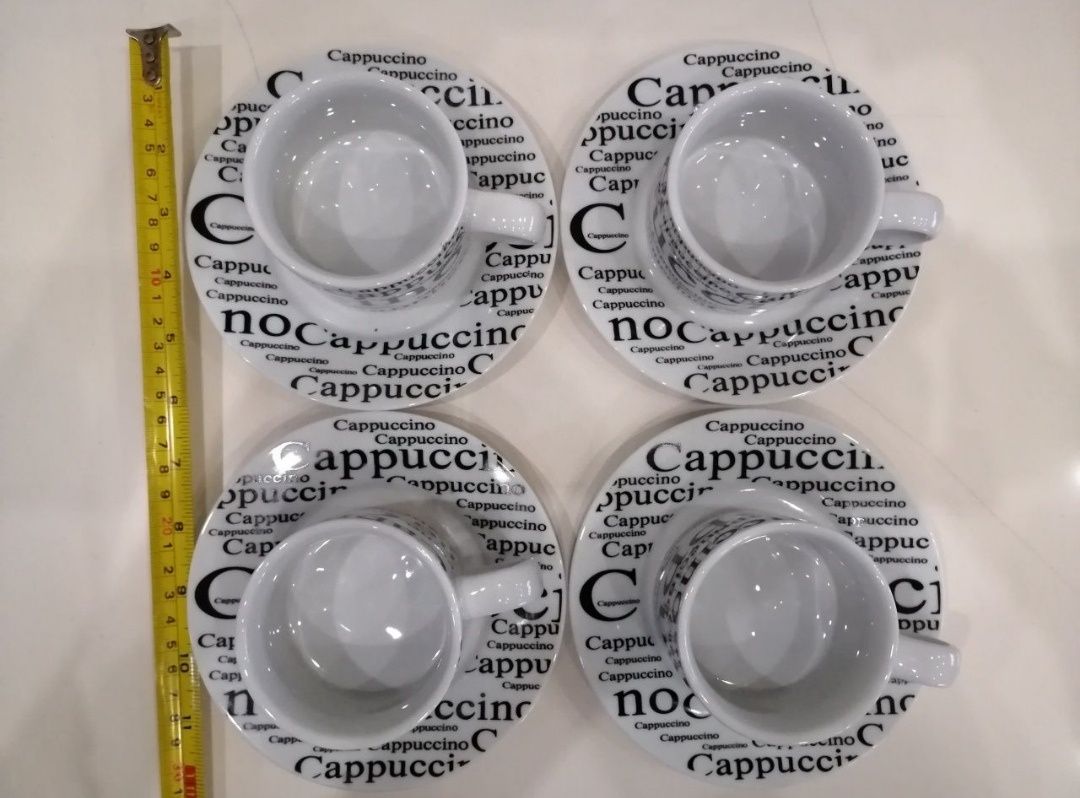 Conjunto de 4 chávenas de café Vintage