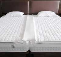 Qucover Łączenie pojedynczych materace w łóżka podwójne, Mostek na dwa