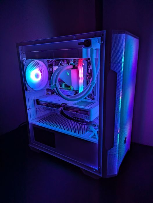 Мощный и тихий! игровой ПК с RTX 4060 Ryzen 5 7500F DDR5 32GB СВО
