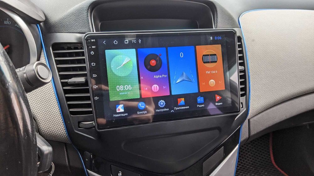 Radio 2din Android 10 Chevrolet Cruze 09-14r gps wifi bluetooth